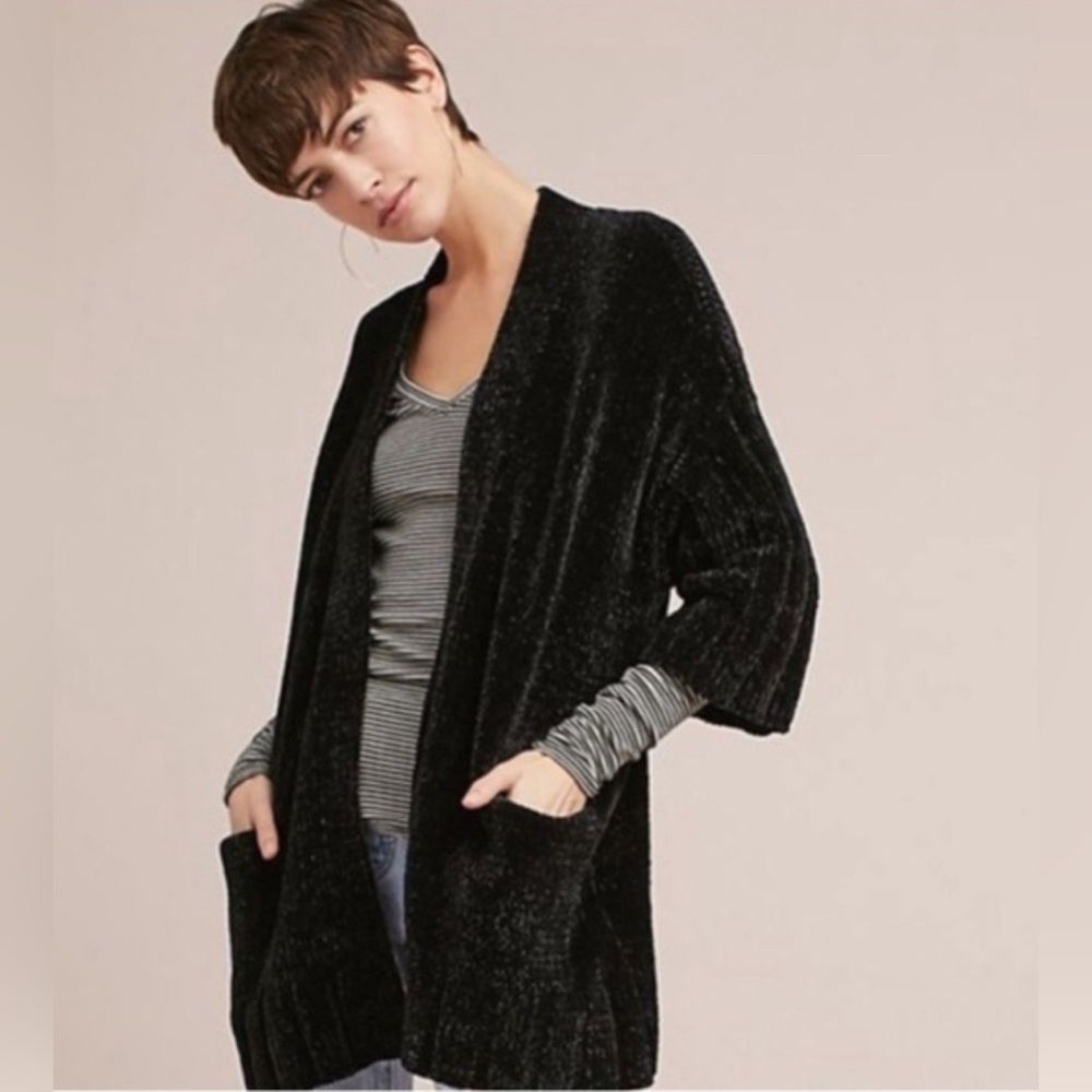 Moth by Anthropologie Black Women's Cardigan